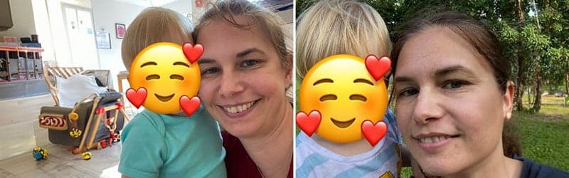 Simone Stalberg and her donor-conceived son Simone Stalberg and her donor-conceived son
