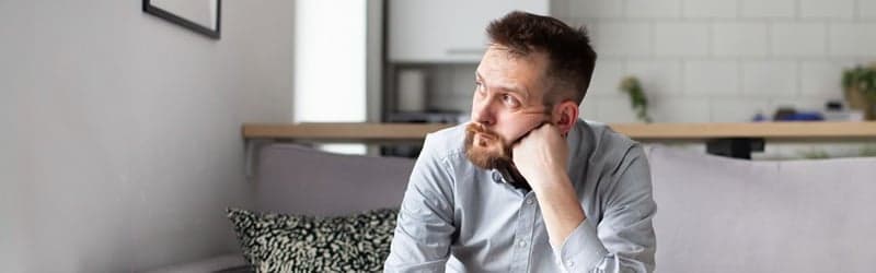Man looking sad beacuse of his sperm quality Man looking sad beacuse of his sperm quality
