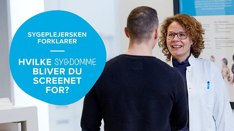 En donorkoordinator hjælper sæddonorerne med at blive testet En donorkoordinator hjælper sæddonorerne med at blive testet