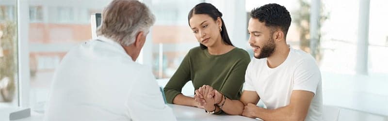 Couple who have had ICSI treatment to get pregnant Couple who have had ICSI treatment to get pregnant
