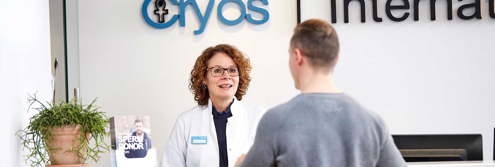 Employees assuring high quality at Cryos Sperm Bank