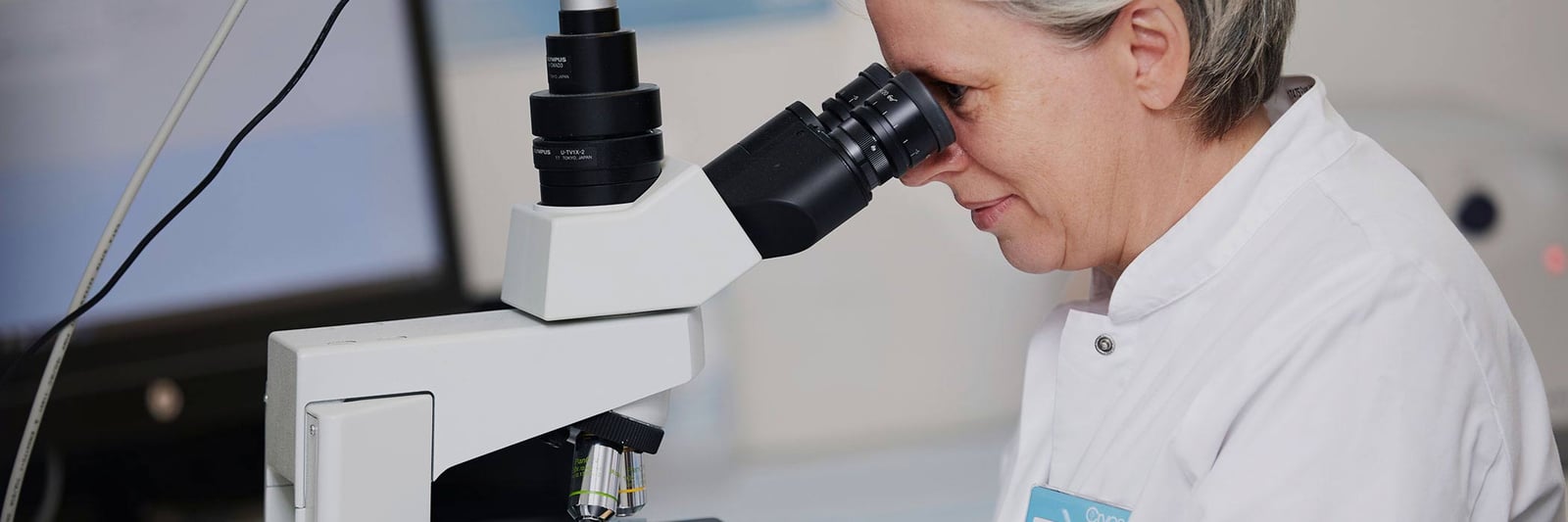 Woman working in lab