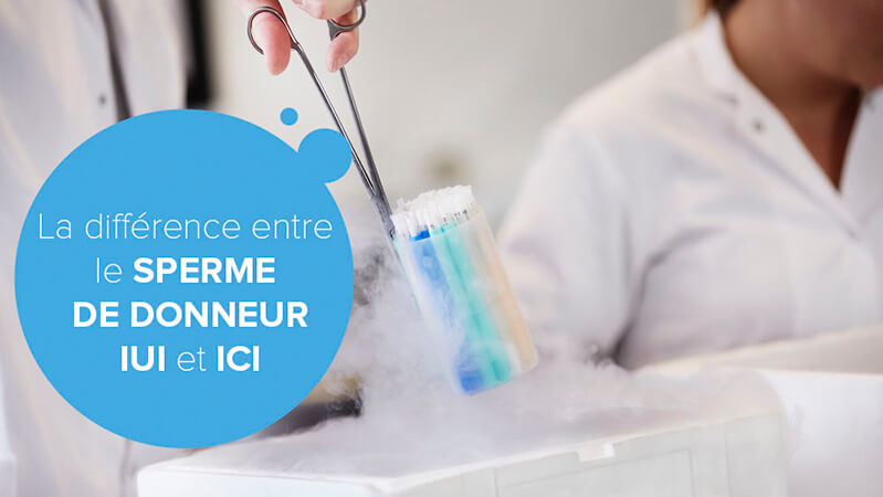 La différence entre le sperme de donneur IUI et ICI
