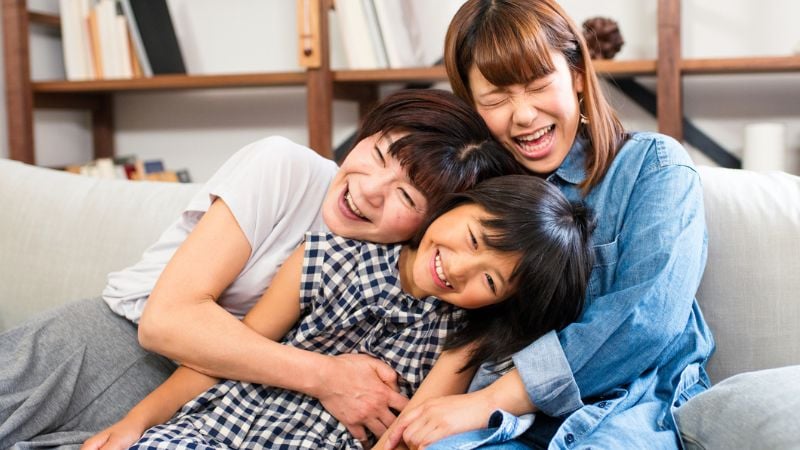 家族3人で楽しく