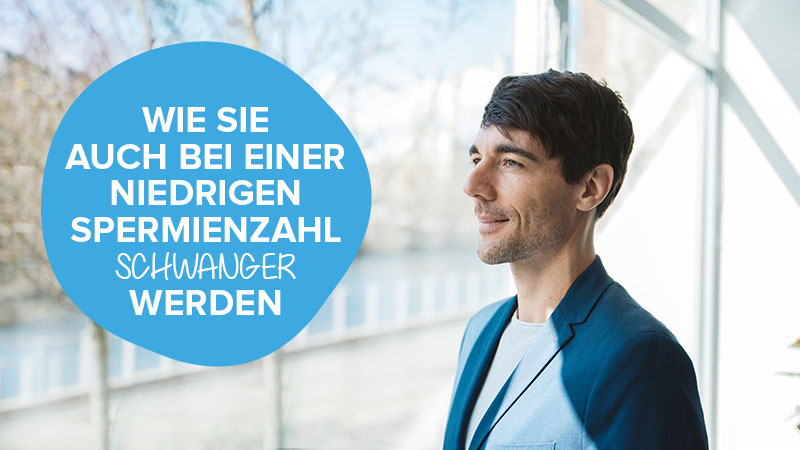 Mann mit hoffnungsvollem Blick