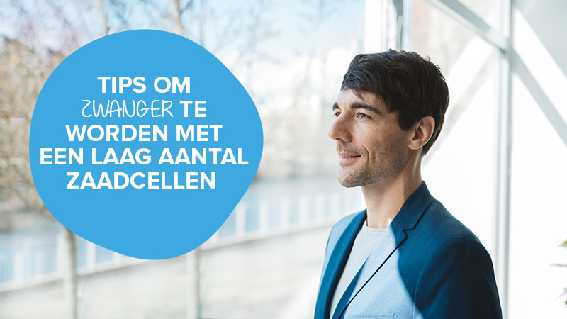 Man die hoopvol kijkt