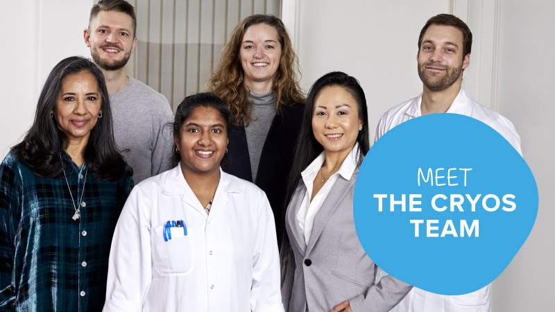Employees you may meet at Cryos