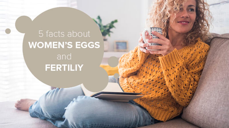 Woman thinking about her fertility and eggs