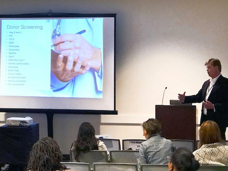 Corey's presentation for Cryos at the American Fertility Expo