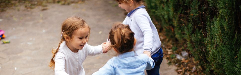Donor-conceived children playing and doing well