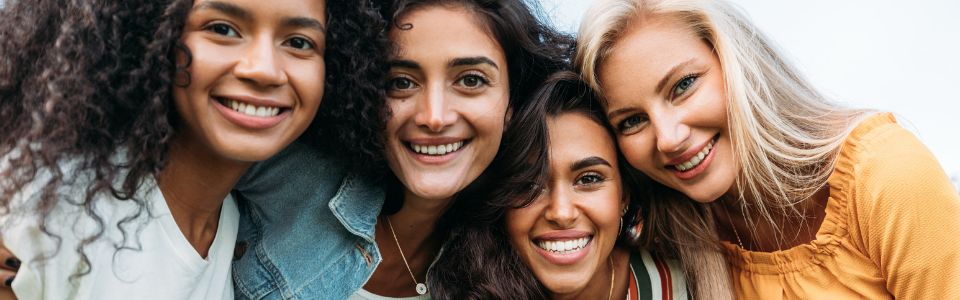 Young healthy women of different ethnicities suitable for egg donation