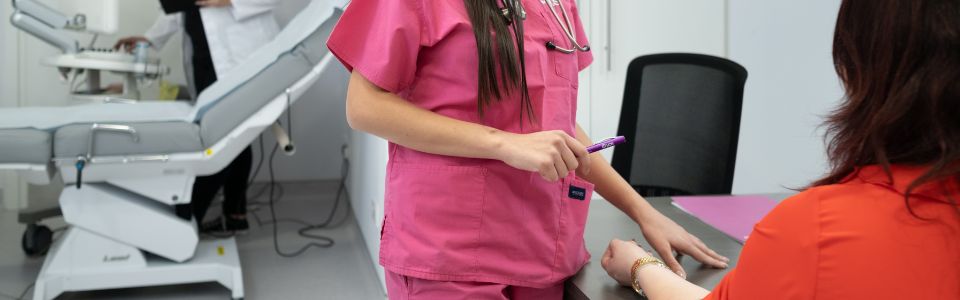 Woman going through the egg donation process at Cryos