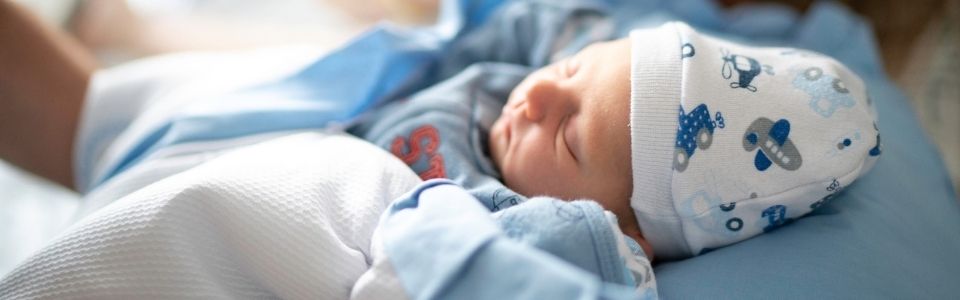 Donor-conceived child sleeping
