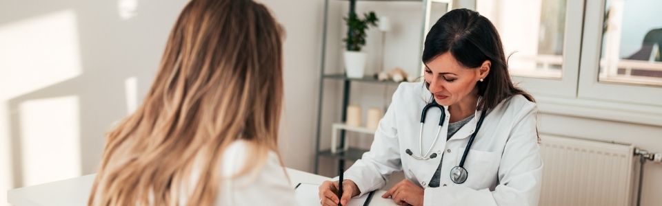 Egg donor being tested