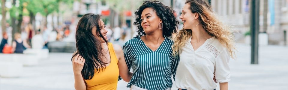 Three egg donors smiling