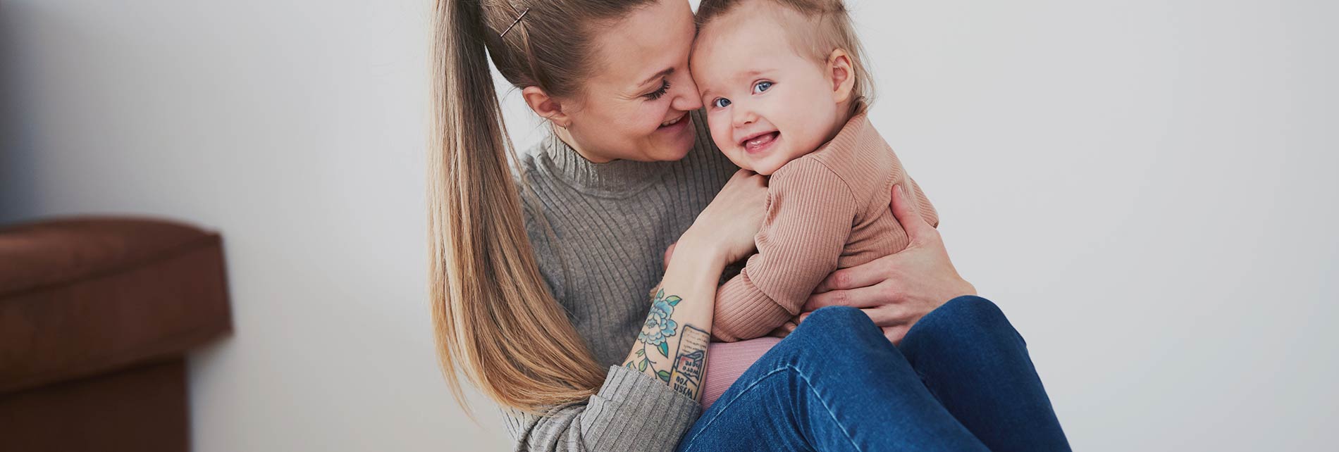 Mother with her beautiful baby conceived with Cryos donor egg