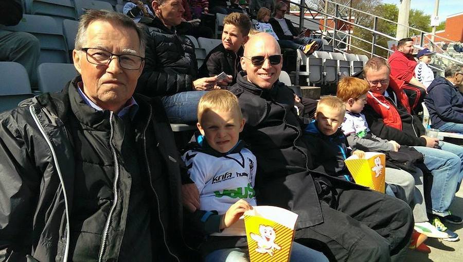 Uffe is donor-conceived. Here he is together with his family