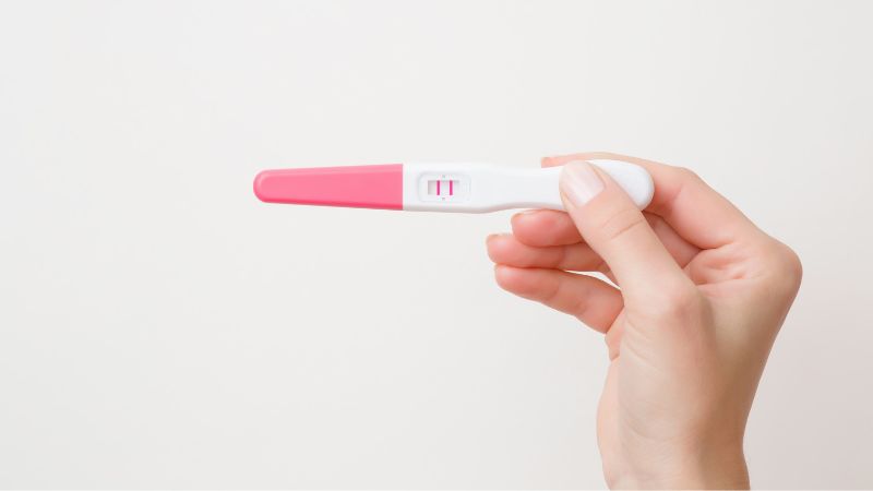 Positive pregnancy test