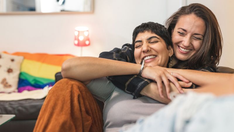 Lesbian couple about to enter fertility treatment Lesbian couple about to enter fertility treatment