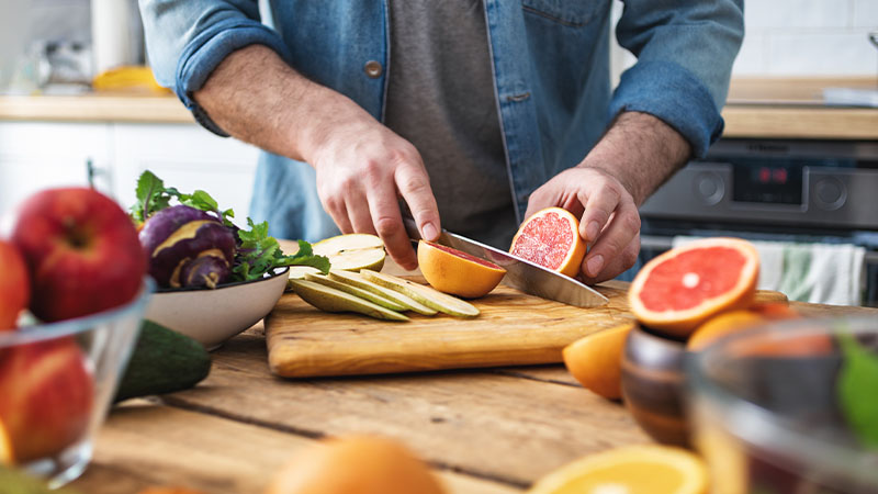 Man preparing food Man preparing food