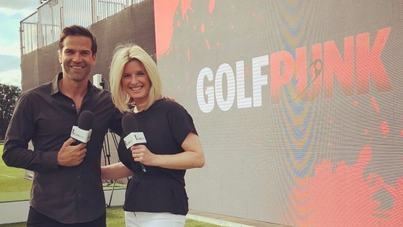 Sarah Stirk working at Golf Pink