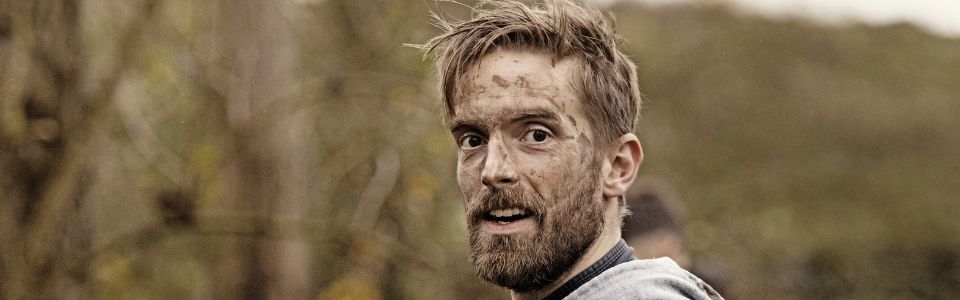 Man in the woods