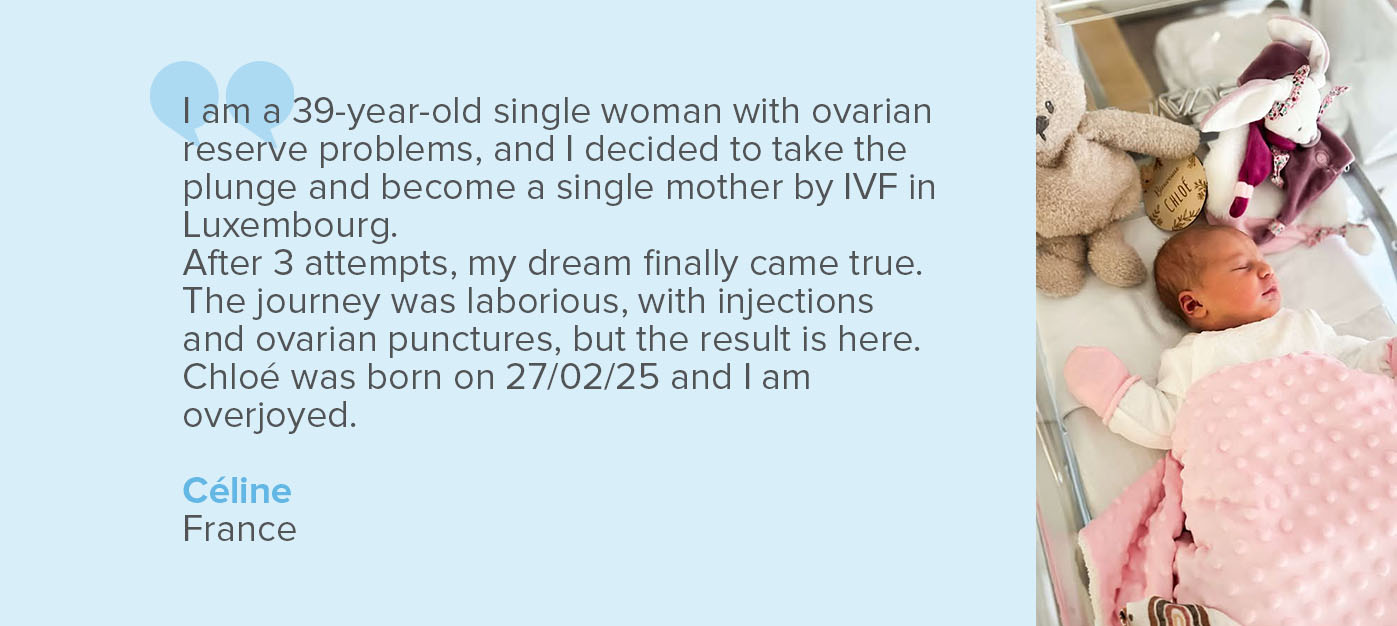 Testimonial from French solo mother Testimonial from French solo mother