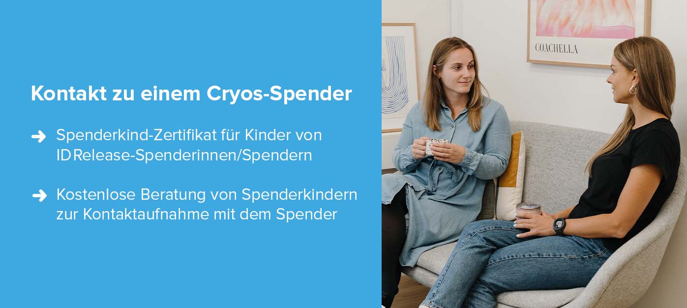Cryos-Hilfestellungen für die Kontaktaufnahme mit dem Samenspender Cryos-Hilfestellungen für die Kontaktaufnahme mit dem Samenspender