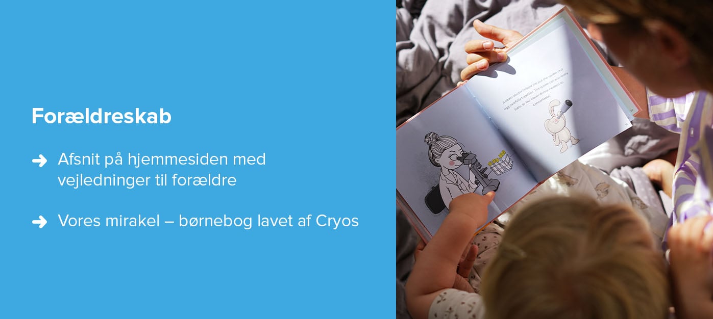 Cryos ressourcer til forældre til donorbørn Cryos ressourcer til forældre til donorbørn