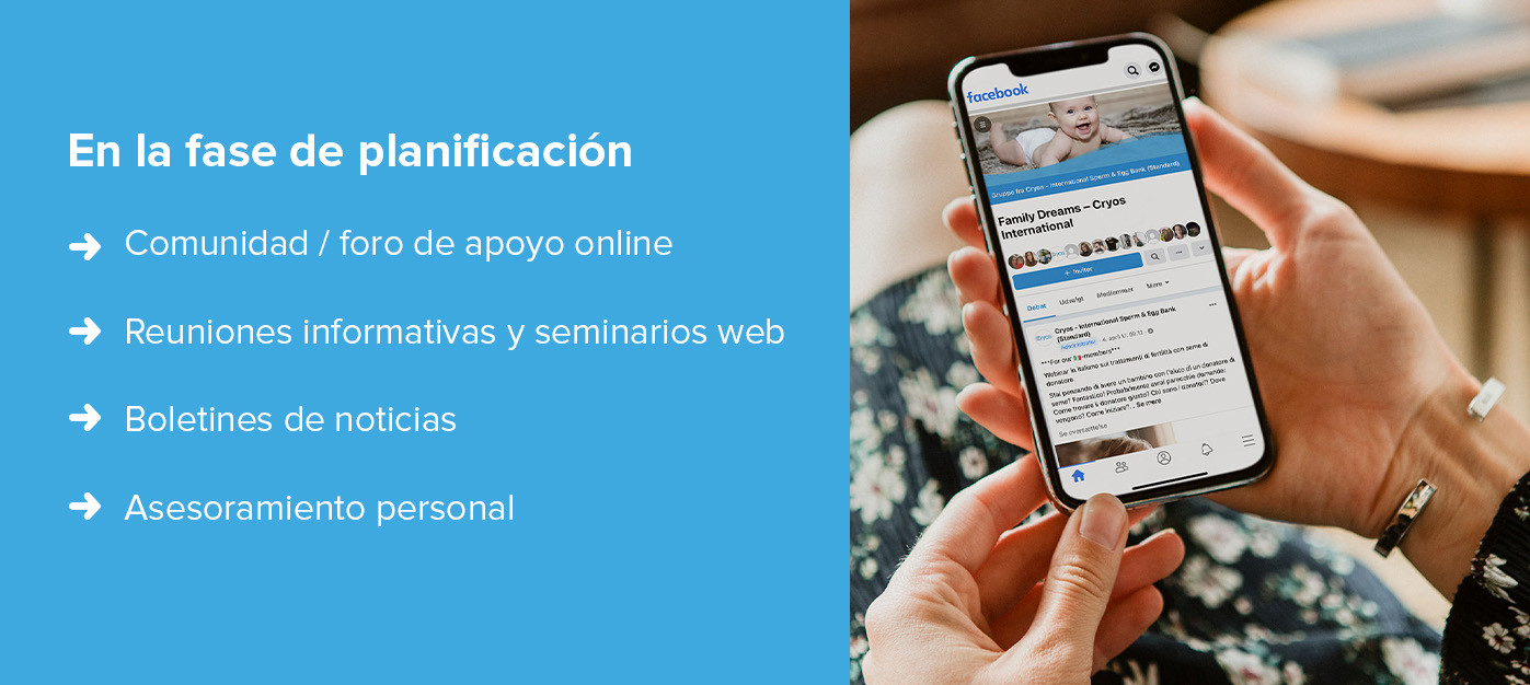 Recursos de Cryos para la planificación de un embarazo con esperma de donante Recursos de Cryos para la planificación de un embarazo con esperma de donante
