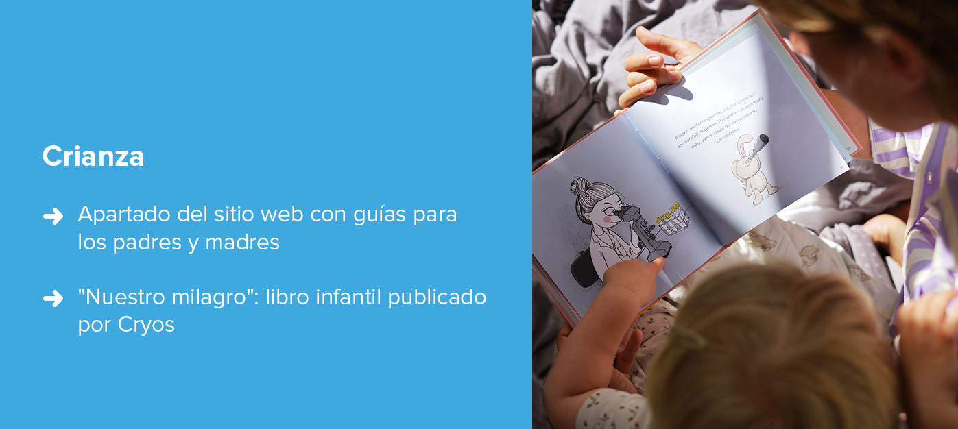 Recursos de Cryos para padres y madres de niños concebidos con la ayuda de un donante Recursos de Cryos para padres y madres de niños concebidos con la ayuda de un donante