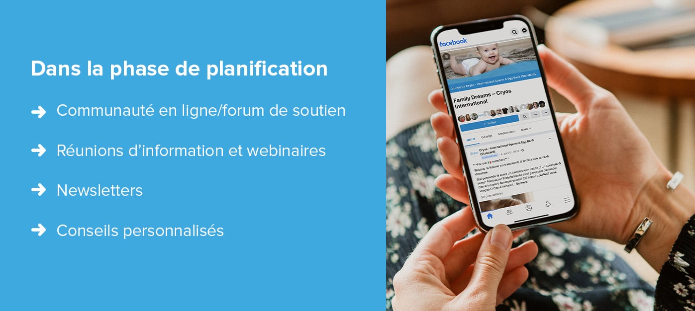 Ressources Cryos concernant la planification d’une grossesse avec le sperme d’un donneur Ressources Cryos concernant la planification d’une grossesse avec le sperme d’un donneur