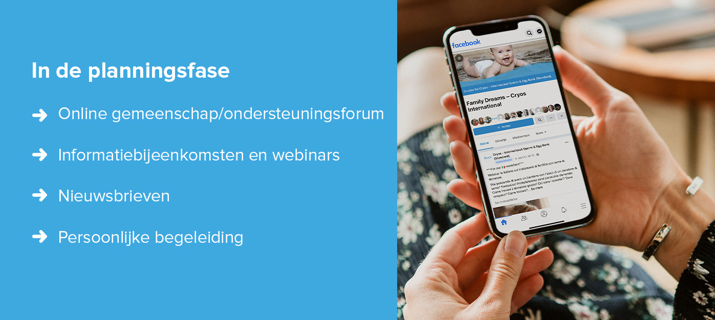Informatie van Cryos voor het plannen van een zwangerschap met donorsperma Informatie van Cryos voor het plannen van een zwangerschap met donorsperma