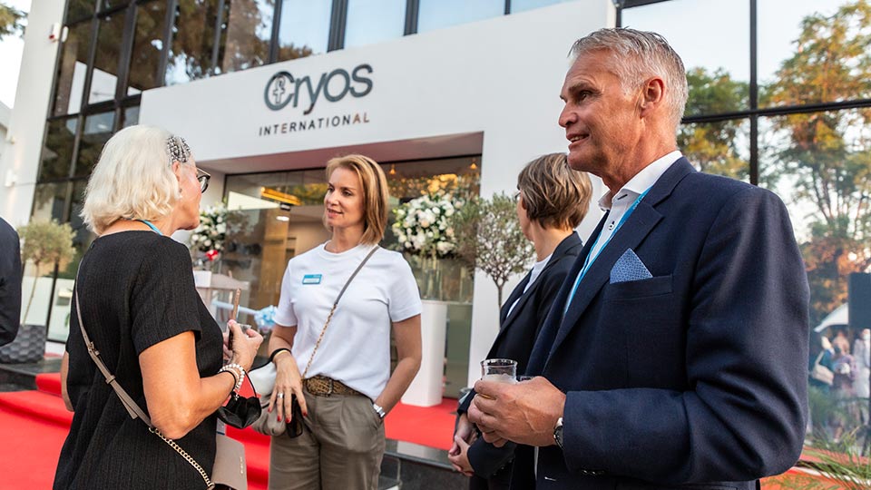 Opening and tour of the Cryos Egg Bank