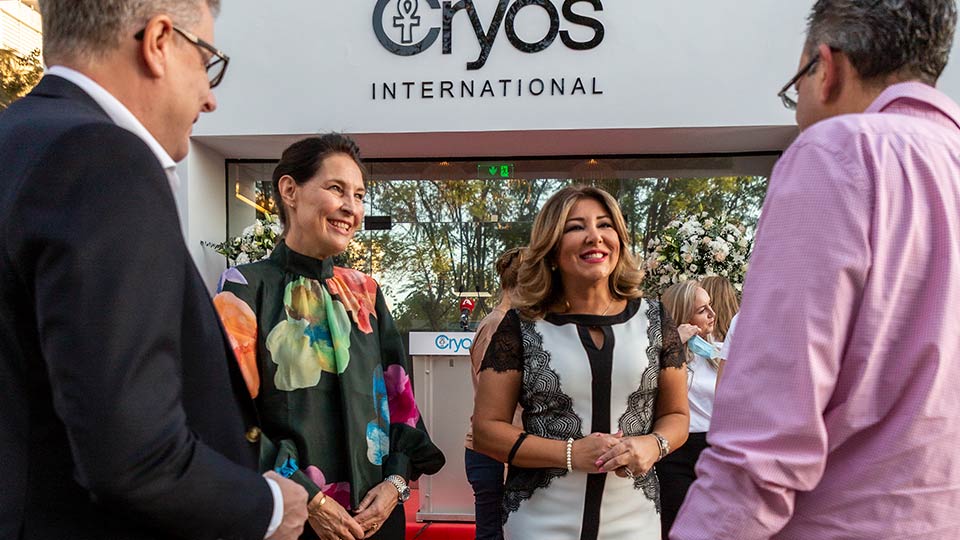 Opening and tour of the Cryos Egg Bank