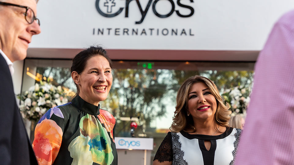 Opening and tour of the Cryos Egg Bank
