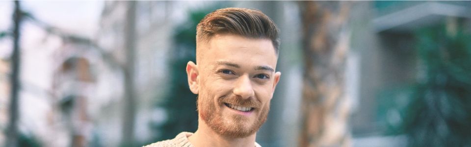 Sperm donor with fresh hair cut