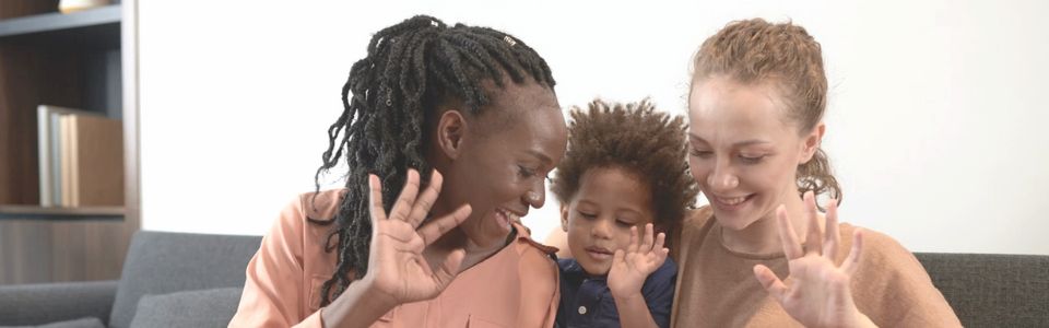 Lesbian parents and their donor-conceived child