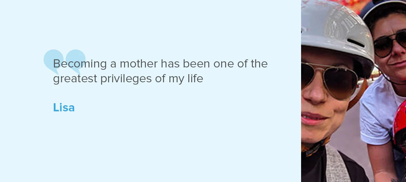 Donor testimonial - Lisa Donor testimonial - Lisa