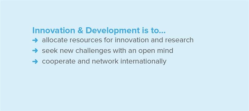 Innovation & Development Innovation & Development